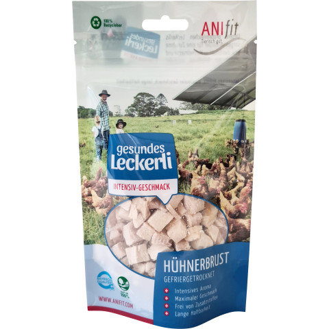 Hond Kat Accessories Snacks Kipfilet 35g 1 Stuk -1- Anifit